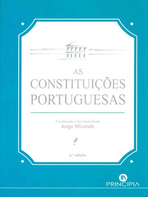 cover image of As Constituições Portuguesas